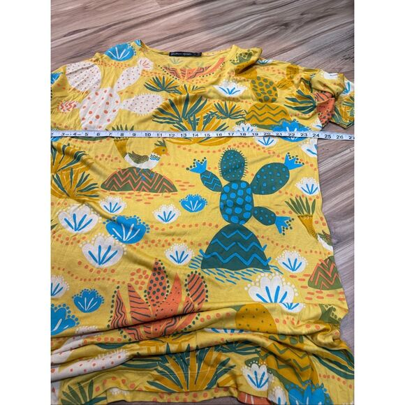 Gudrun Sjoden colorful tunic dress size Large - Picture 7 of 8